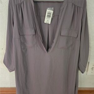torrid Lavender Utility Tunic with V-Neck
